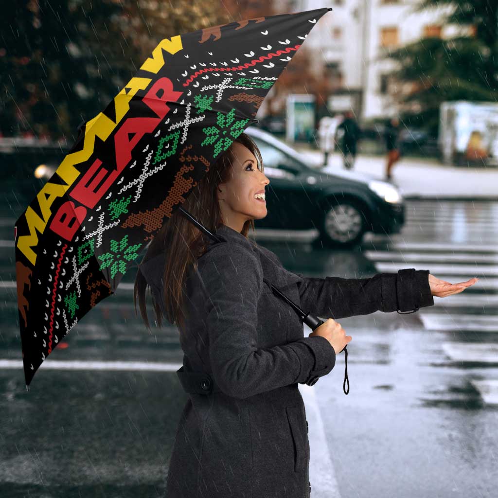 Mamaw Bear Christmas Umbrella Xmas Holiday Patterns - Wonder Print Shop