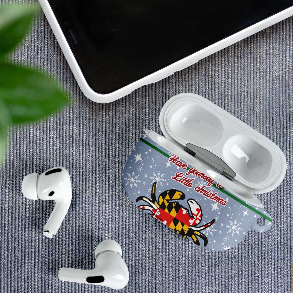 Maryland Symbols Christmas AirPods Case Xmas Holiday Patterns - Wonder Print Shop