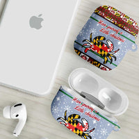 Maryland Symbols Christmas AirPods Case Xmas Holiday Patterns - Wonder Print Shop
