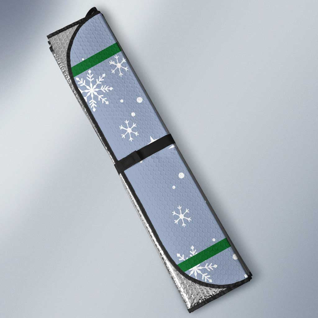 Maryland Symbols Christmas Auto Sun Shade Xmas Holiday Patterns - Wonder Print Shop