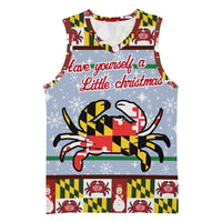 Maryland Symbols Christmas Basketball Jersey Xmas Holiday Patterns - Wonder Print Shop