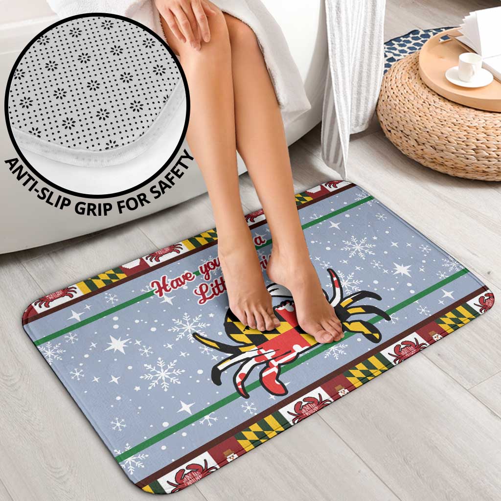 Maryland Symbols Christmas Bathroom Set Xmas Holiday Patterns - Wonder Print Shop