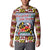 Maryland Symbols Christmas Button Sweatshirt Xmas Holiday Patterns - Wonder Print Shop
