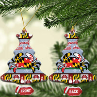 Maryland Symbols Christmas Ceramic Ornament Xmas Holiday Patterns - Wonder Print Shop