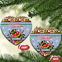 Maryland Symbols Christmas Ceramic Ornament Xmas Holiday Patterns - Wonder Print Shop