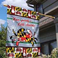 Maryland Symbols Christmas Garden Flag Xmas Holiday Patterns - Wonder Print Shop