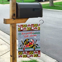 Maryland Symbols Christmas Garden Flag Xmas Holiday Patterns - Wonder Print Shop