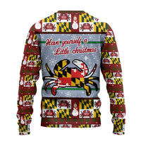 Maryland Symbols Christmas Ugly Christmas Sweater Xmas Holiday Patterns - Wonder Print Shop