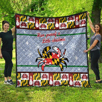 Maryland Symbols Christmas Quilt Xmas Holiday Patterns - Wonder Print Shop