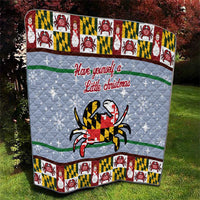Maryland Symbols Christmas Quilt Xmas Holiday Patterns - Wonder Print Shop