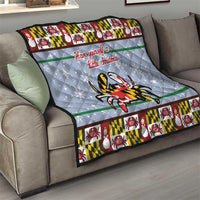 Maryland Symbols Christmas Quilt Xmas Holiday Patterns - Wonder Print Shop