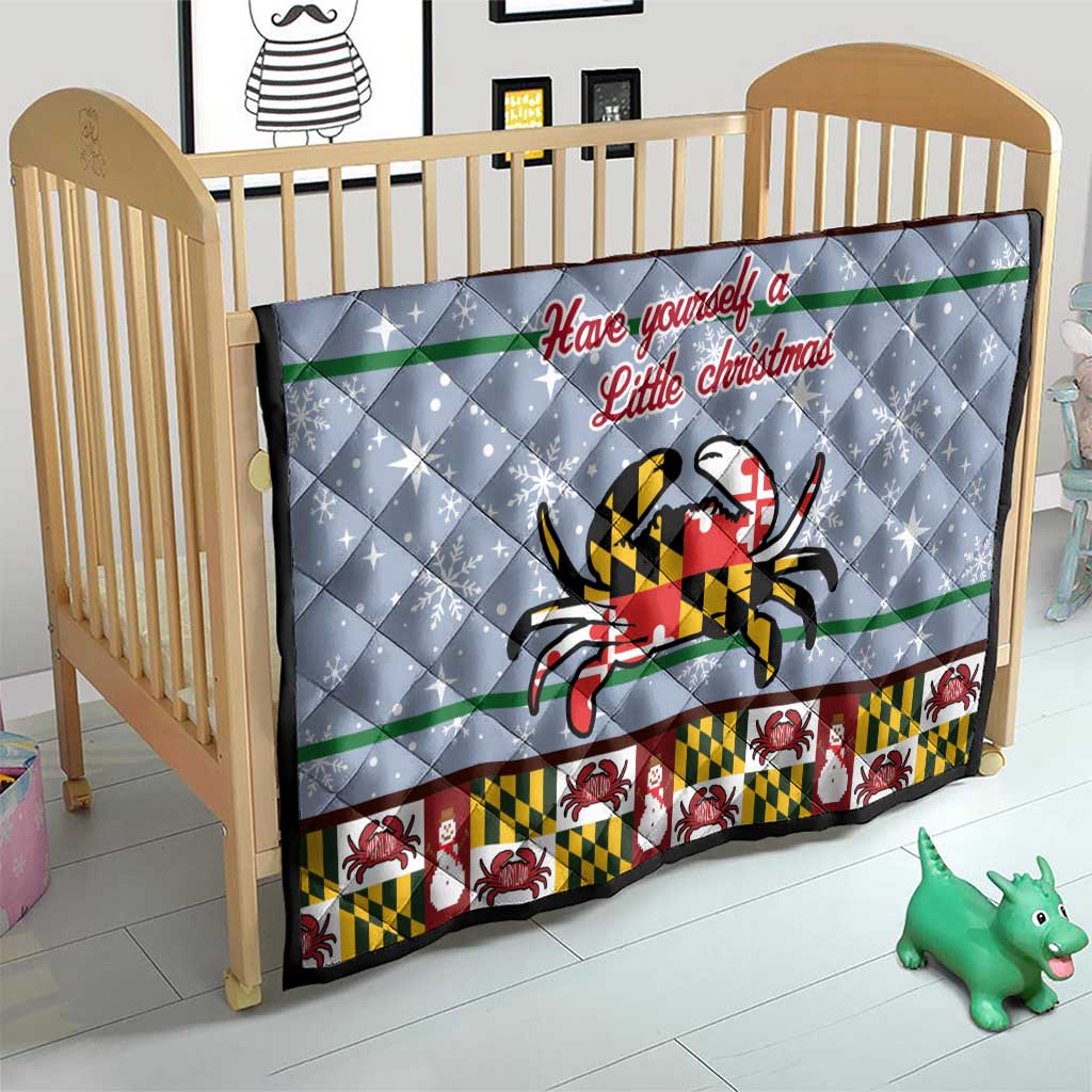 Maryland Symbols Christmas Quilt Xmas Holiday Patterns - Wonder Print Shop