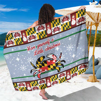 Maryland Symbols Christmas Sarong Xmas Holiday Patterns - Wonder Print Shop