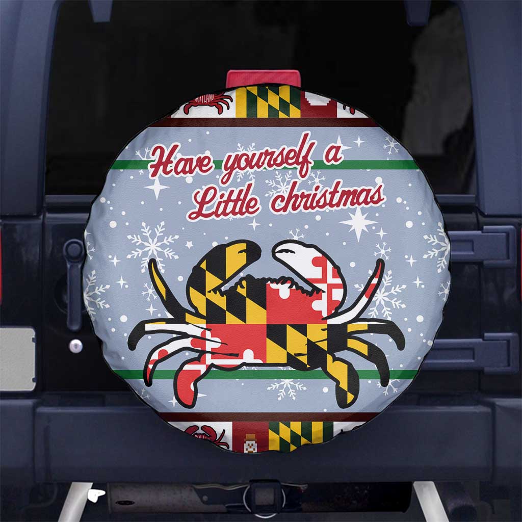 Maryland Symbols Christmas Spare Tire Cover Xmas Holiday Patterns - Wonder Print Shop