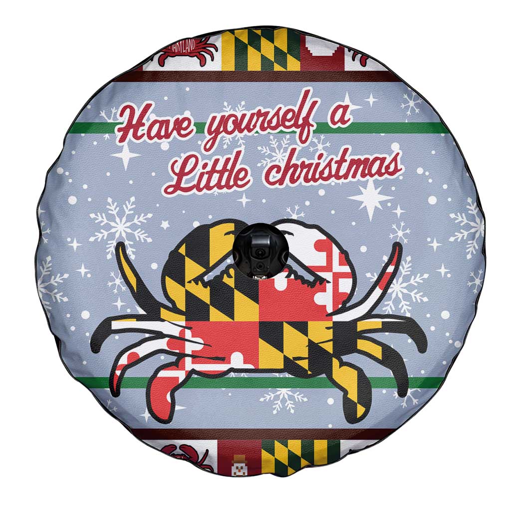 Maryland Symbols Christmas Spare Tire Cover Xmas Holiday Patterns - Wonder Print Shop