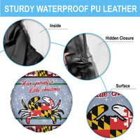 Maryland Symbols Christmas Spare Tire Cover Xmas Holiday Patterns - Wonder Print Shop