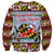 Maryland Symbols Christmas Sweatshirt Xmas Holiday Patterns - Wonder Print Shop