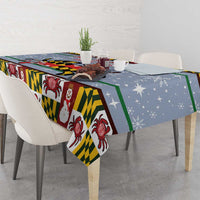 Maryland Symbols Christmas Tablecloth Xmas Holiday Patterns - Wonder Print Shop