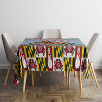 Maryland Symbols Christmas Tablecloth Xmas Holiday Patterns - Wonder Print Shop
