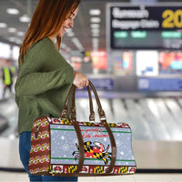 Maryland Symbols Christmas Travel Bag Xmas Holiday Patterns - Wonder Print Shop