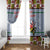 Maryland Symbols Christmas Window Curtain Xmas Holiday Patterns - Wonder Print Shop