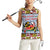 Maryland Symbols Christmas Women Sleeveless Polo Shirt Xmas Holiday Patterns - Wonder Print Shop