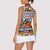 Maryland Symbols Christmas Women Sleeveless Polo Shirt Xmas Holiday Patterns - Wonder Print Shop