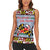 Maryland Symbols Christmas Women Sleeveless Polo Shirt Xmas Holiday Patterns - Wonder Print Shop
