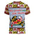 Maryland Symbols Christmas Women V-Neck T-Shirt Xmas Holiday Patterns - Wonder Print Shop