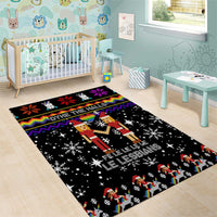 LGBT Lesbians Christmas Area Rug Xmas Holiday Patterns - Wonder Print Shop