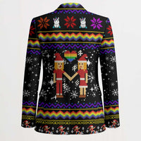 LGBT Lesbians Christmas Blazer Xmas Holiday Patterns - Wonder Print Shop