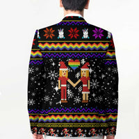 LGBT Lesbians Christmas Blazer Xmas Holiday Patterns - Wonder Print Shop