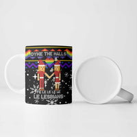 LGBT Lesbians Christmas Ceramic Mug Xmas Holiday Patterns - Wonder Print Shop