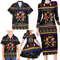 LGBT Lesbians Christmas Family Matching Long Sleeve Bodycon Dress and Hawaiian Shirt Xmas Holiday Patterns - Wonder Print Shop