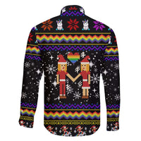 LGBT Lesbians Christmas Family Matching Long Sleeve Bodycon Dress and Hawaiian Shirt Xmas Holiday Patterns - Wonder Print Shop