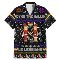 LGBT Lesbians Christmas Family Matching Mermaid Dress and Hawaiian Shirt Xmas Holiday Patterns - Wonder Print Shop