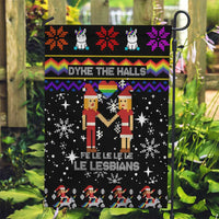 LGBT Lesbians Christmas Garden Flag Xmas Holiday Patterns - Wonder Print Shop
