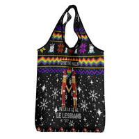 LGBT Lesbians Christmas Grocery Bag Xmas Holiday Patterns - Wonder Print Shop