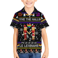 LGBT Lesbians Christmas Hawaiian Shirt Xmas Holiday Patterns - Wonder Print Shop