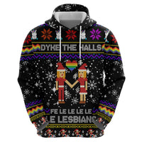 LGBT Lesbians Christmas Hoodie Xmas Holiday Patterns - Wonder Print Shop