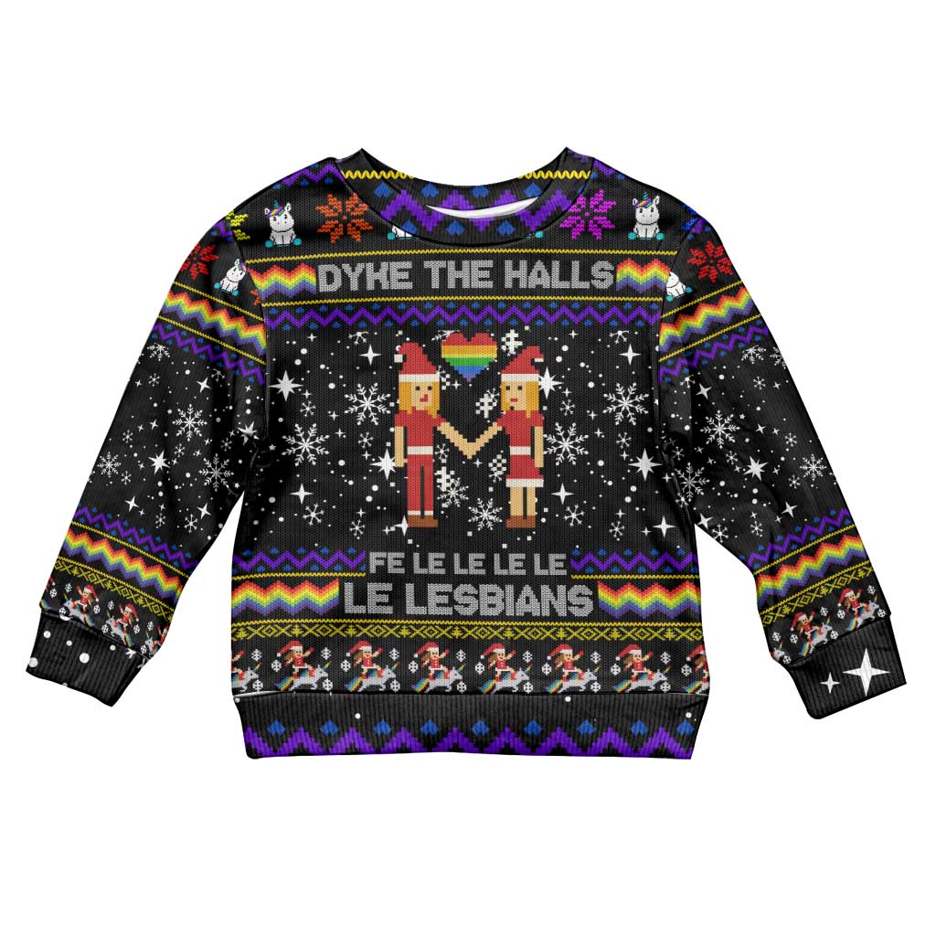 LGBT Lesbians Christmas Kid Ugly Christmas Sweater Xmas Holiday Patterns - Wonder Print Shop