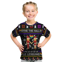 LGBT Lesbians Christmas Kid T Shirt Xmas Holiday Patterns - Wonder Print Shop