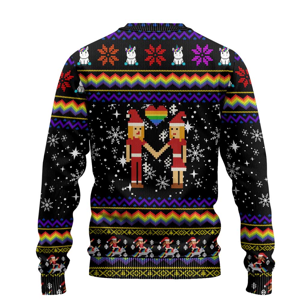 LGBT Lesbians Christmas Ugly Christmas Sweater Xmas Holiday Patterns - Wonder Print Shop