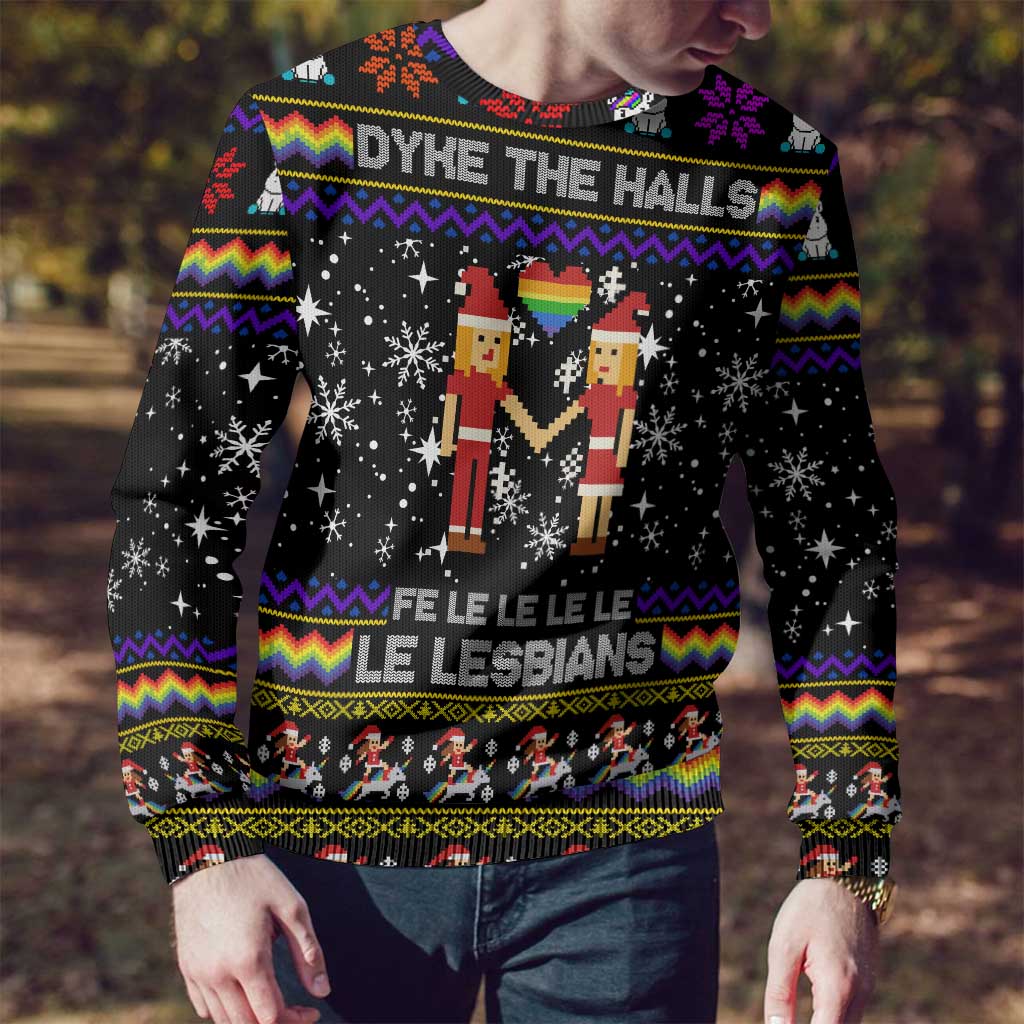 LGBT Lesbians Christmas Ugly Christmas Sweater Xmas Holiday Patterns - Wonder Print Shop
