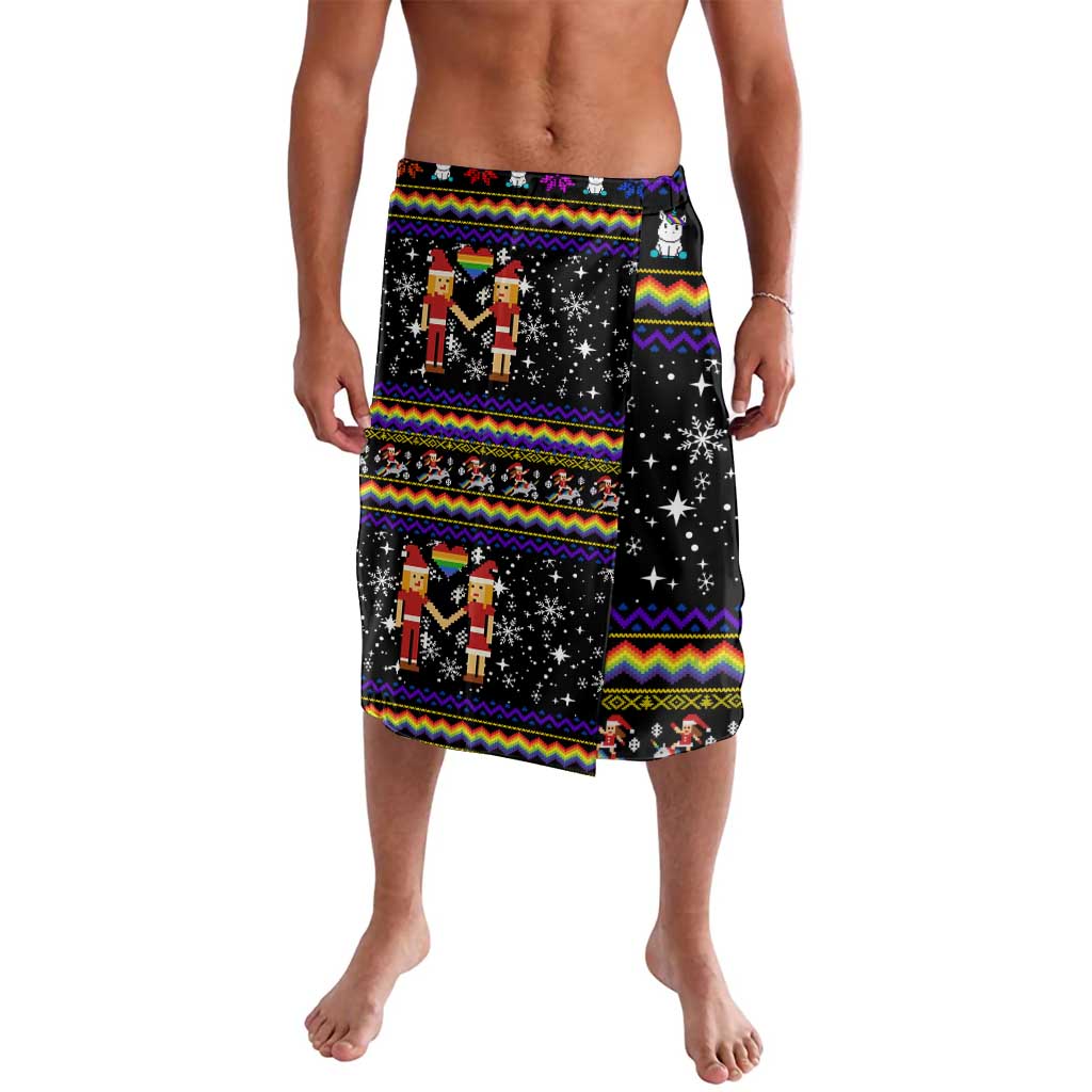 LGBT Lesbians Christmas Lavalava Xmas Holiday Patterns - Wonder Print Shop
