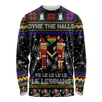 LGBT Lesbians Christmas Long Sleeve Shirt Xmas Holiday Patterns - Wonder Print Shop
