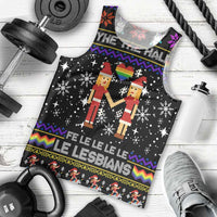 LGBT Lesbians Christmas Men Tank Top Xmas Holiday Patterns - Wonder Print Shop
