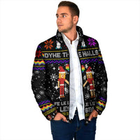 LGBT Lesbians Christmas Padded Jacket Xmas Holiday Patterns - Wonder Print Shop