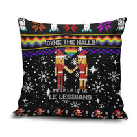 LGBT Lesbians Christmas Pillow Cover Xmas Holiday Patterns - Wonder Print Shop
