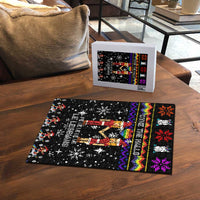 LGBT Lesbians Christmas Puzzle Xmas Holiday Patterns - Wonder Print Shop